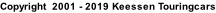 Copyright  2001 - 2019 Keessen Touringcars